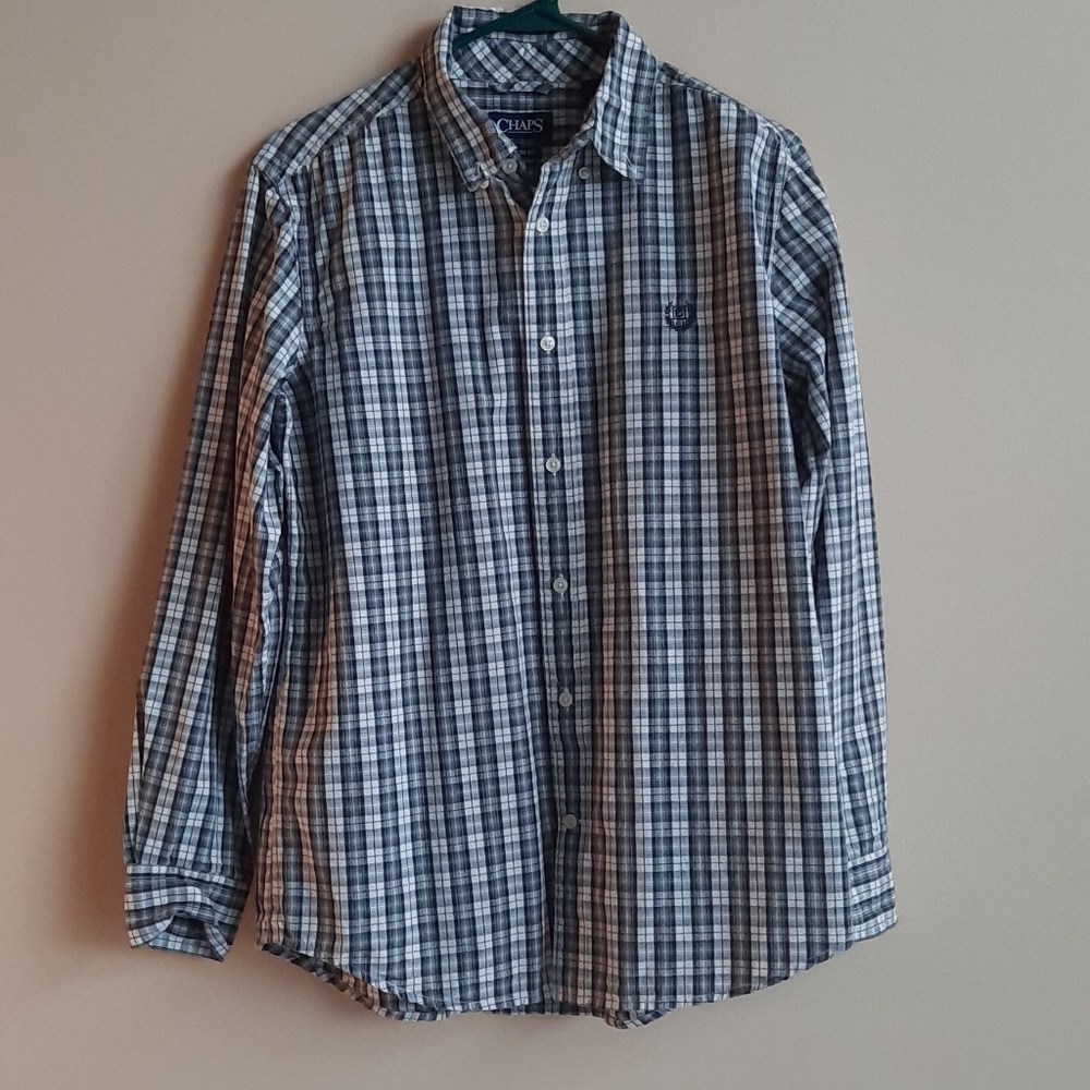 ✨️2 for $30  Men's Chaps Custom Fit Button Down Casual Shirt